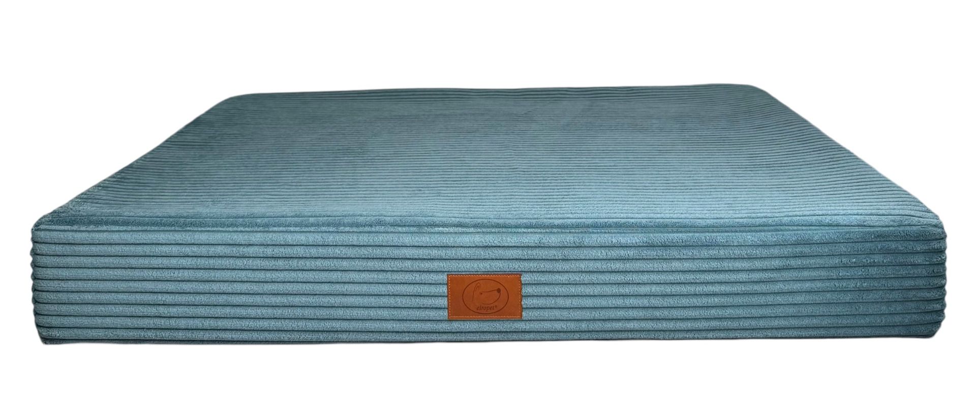 Hundematte-blau-1 Orthopädische Hundematte San Marino azurblau in 4 Größen