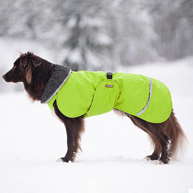 Pomppa Toppa Wintermantel limette