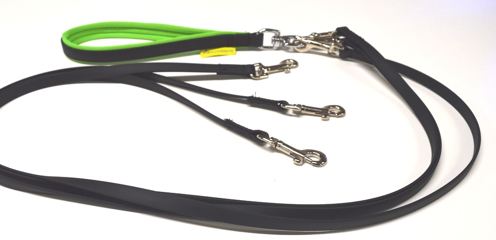 Drillingsleine Drillingsleine aus Biothane mit Drehgelenk