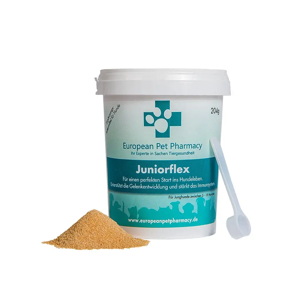 european-pet-pharmacy-juniorflex-unterstuetzung-fuer-junge-hunde Juniorflex European Pet Pharmacy 204g