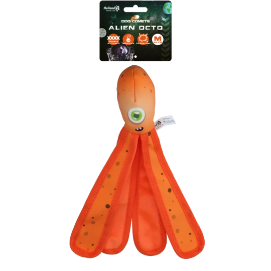 COME018J-dog-comets-alien-octo-orange-m Dog Comet Alien