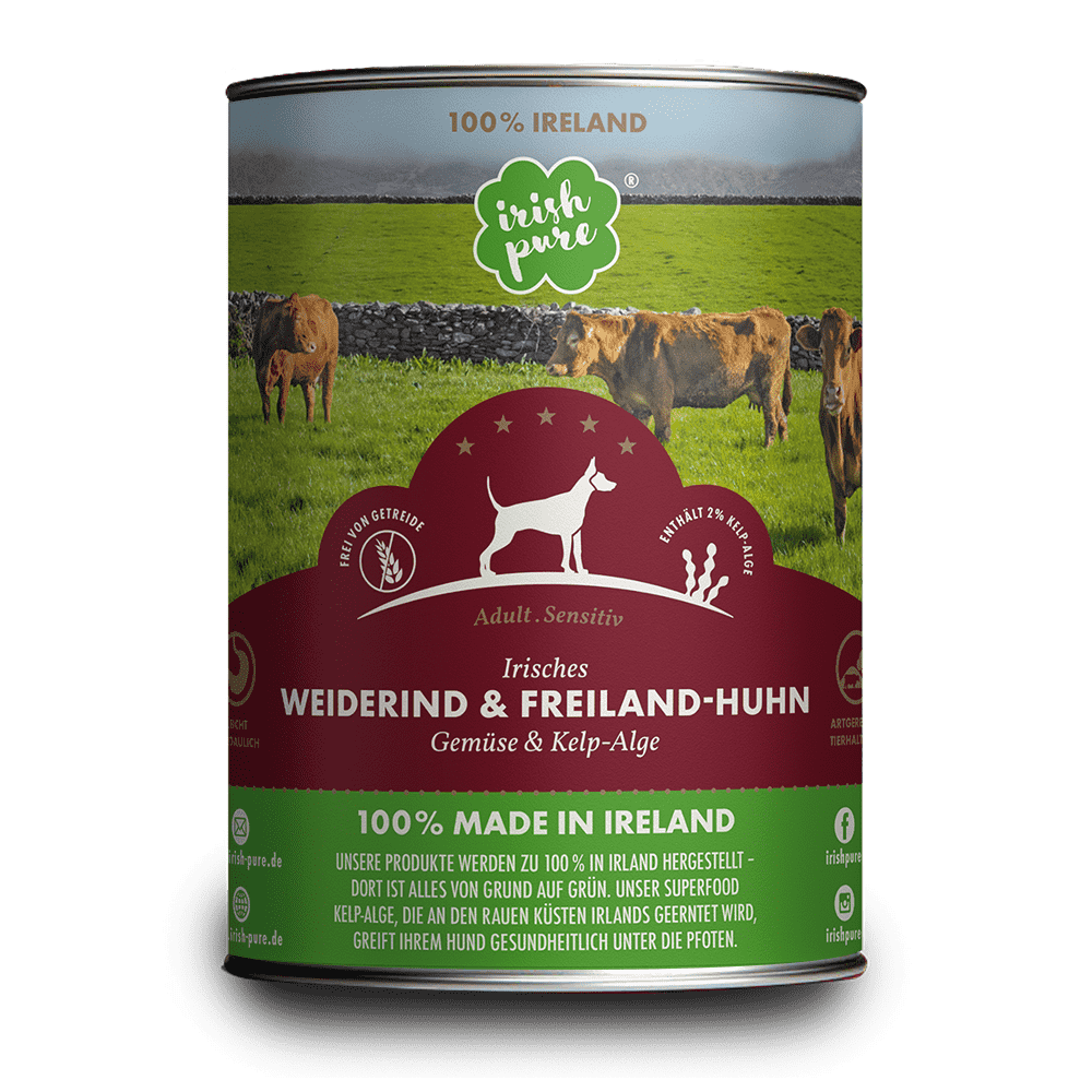 Dose Weiderind & Freiland Huhn mit Gemüse & Kelp Alge 390 g