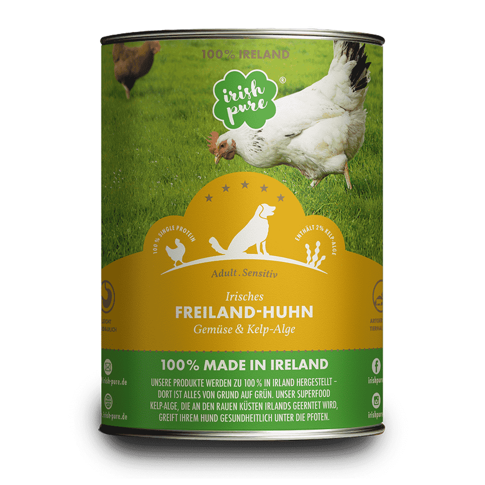 Dose Freiland Huhn mit Gemüse & Kelp Alge 390 g