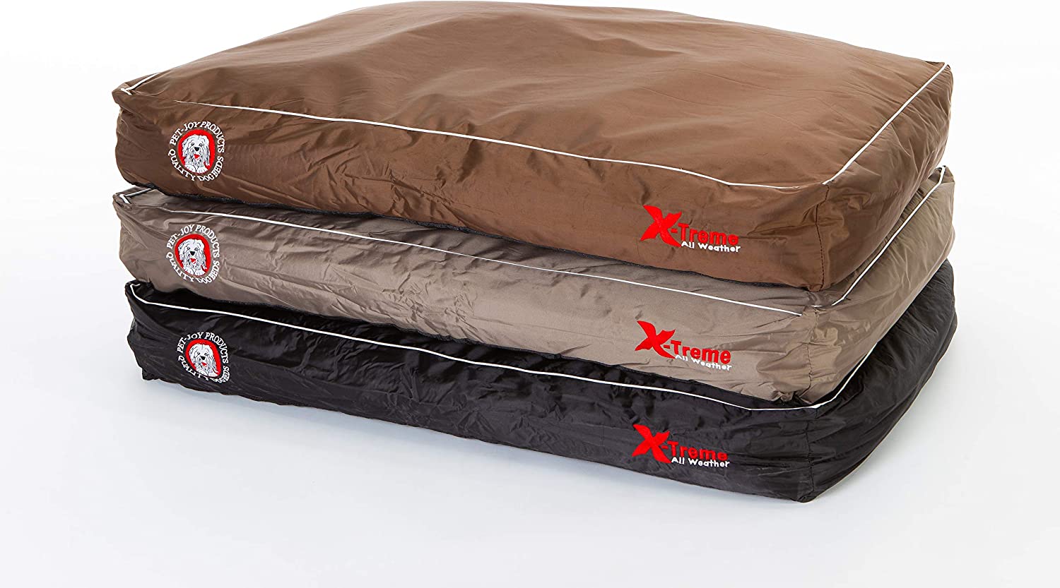 Extrem-3er Outdoor Hundekissen Siesta EXTREME 100x70x15cm in 3 Farben