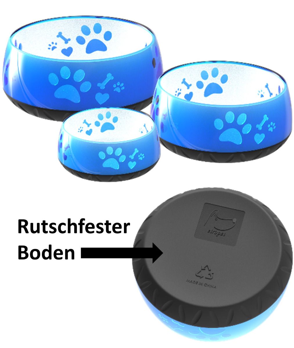 hellblau-1 Elropet Kunststoff Napf hellblau