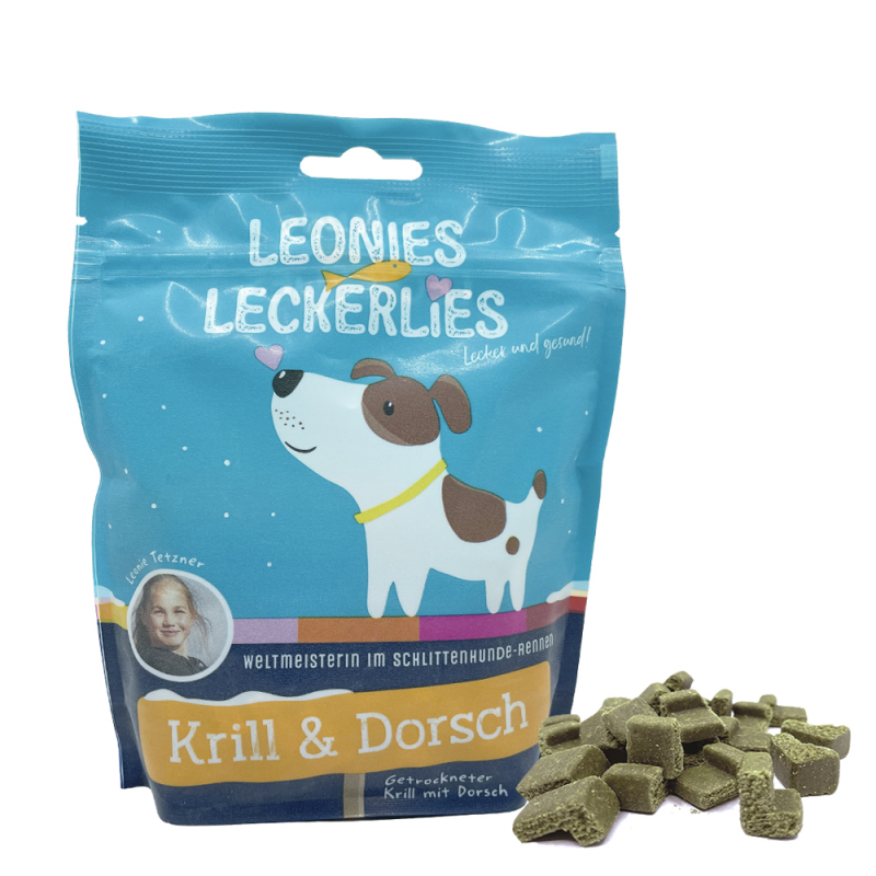 icepaw-leonies-leckerlies-krill-dorsch-125g Leonies Leckerlis Krill & Dorsch 125g
